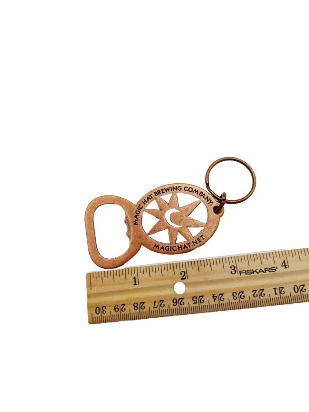 Magic Hat Brewing Company Keychain And Bottle Opener Copper Tone Color